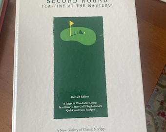 Libro de cocina Vtg PB, Second Round, Tea-Time at the Masters de Junior League GA, 1988