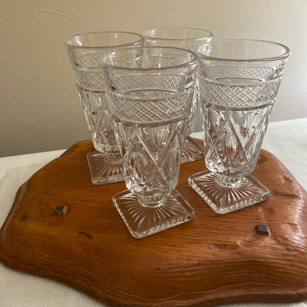 Cape Cod Imperial Glass Iced Tea Glasses Set of 4 - Etsy