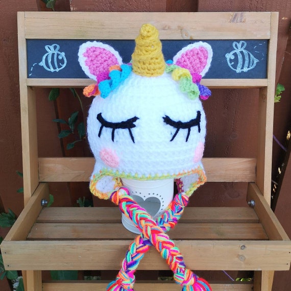 Rainbow Unicorn Hat Toddler Child and 