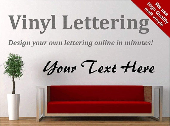 How to Apply Vinyl Letters to Walls