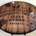 Antique Wooden Table Top Spirit Board, Size 24/30/36/40/46 In, Painted Artwork on Rustic Aged Wood, Living Room Bar Kitchen Patio Furniture 
