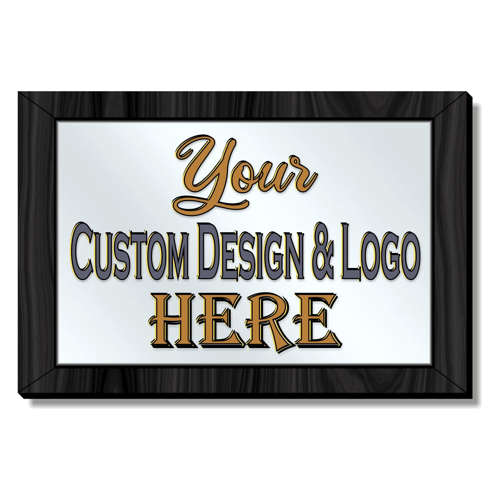 Create Your Own Personalized Mirror, Framed Acrylic Mirror with Your
