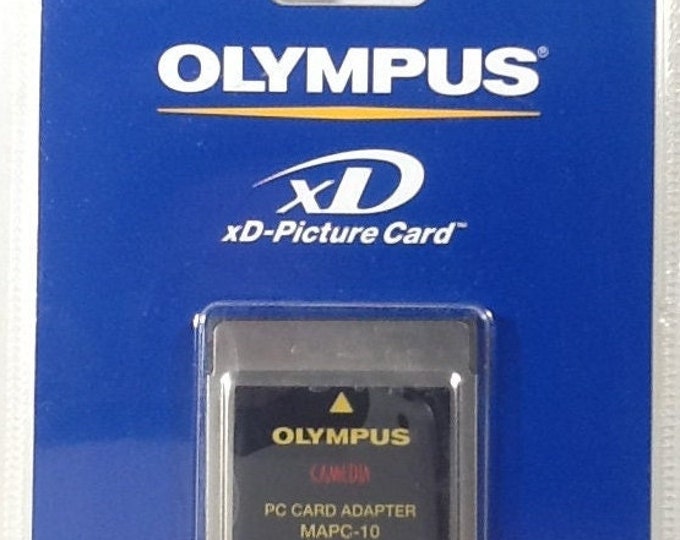 New Sealed Olympus Xdpicture Card Camedia PC Card Adapter MAPC10