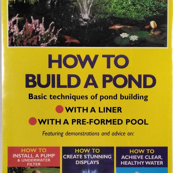 Basic Pond Building Etsy