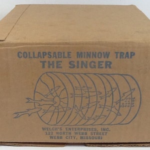 Vintage French Minnow Trap