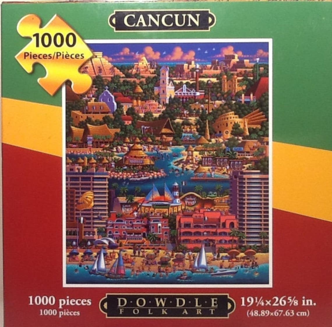Cancun Mexico Eric Dowdle 1000 Pc Jigsaw Puzzle 191/4 X Etsy