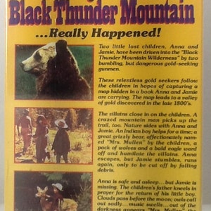 Vintage 1991 FACTORY SEALED The Legend Of Black Thunder Mountain VHS Glen Porter Bozo The Bear 1979 Film image 2