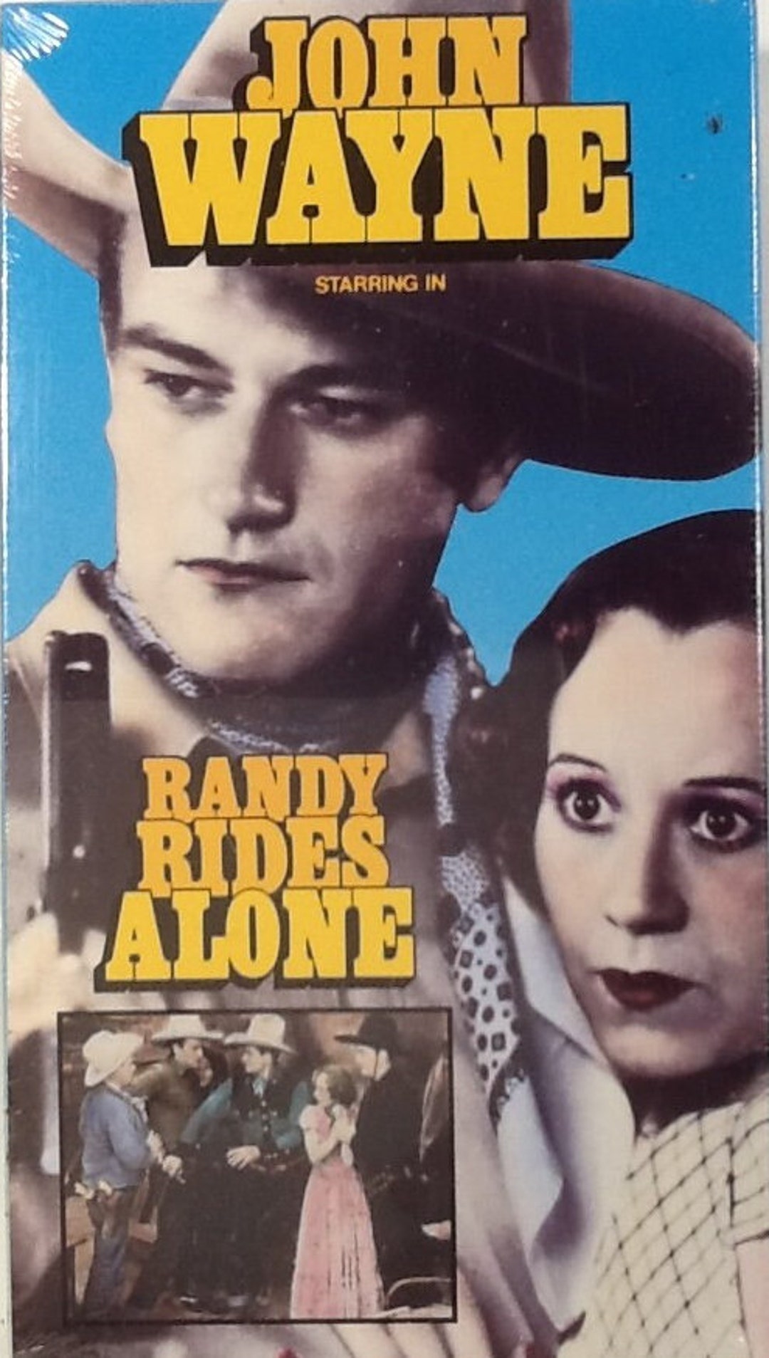 Factory Sealed Randy Rides Alone VHS John Wayne George Gabby Hayes 1987 ...
