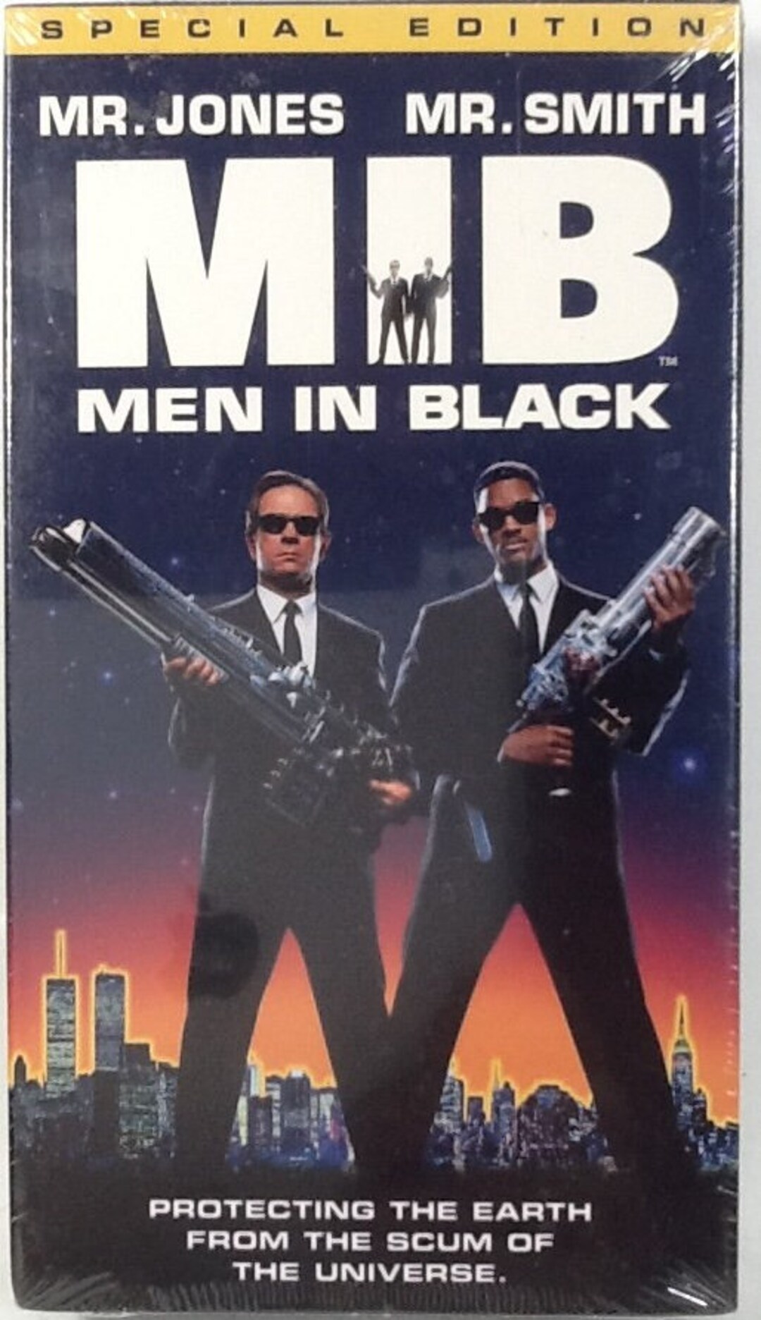 Factory Sealed Men in Black MIB Special Edition VHS Tommy Lee Jones ...