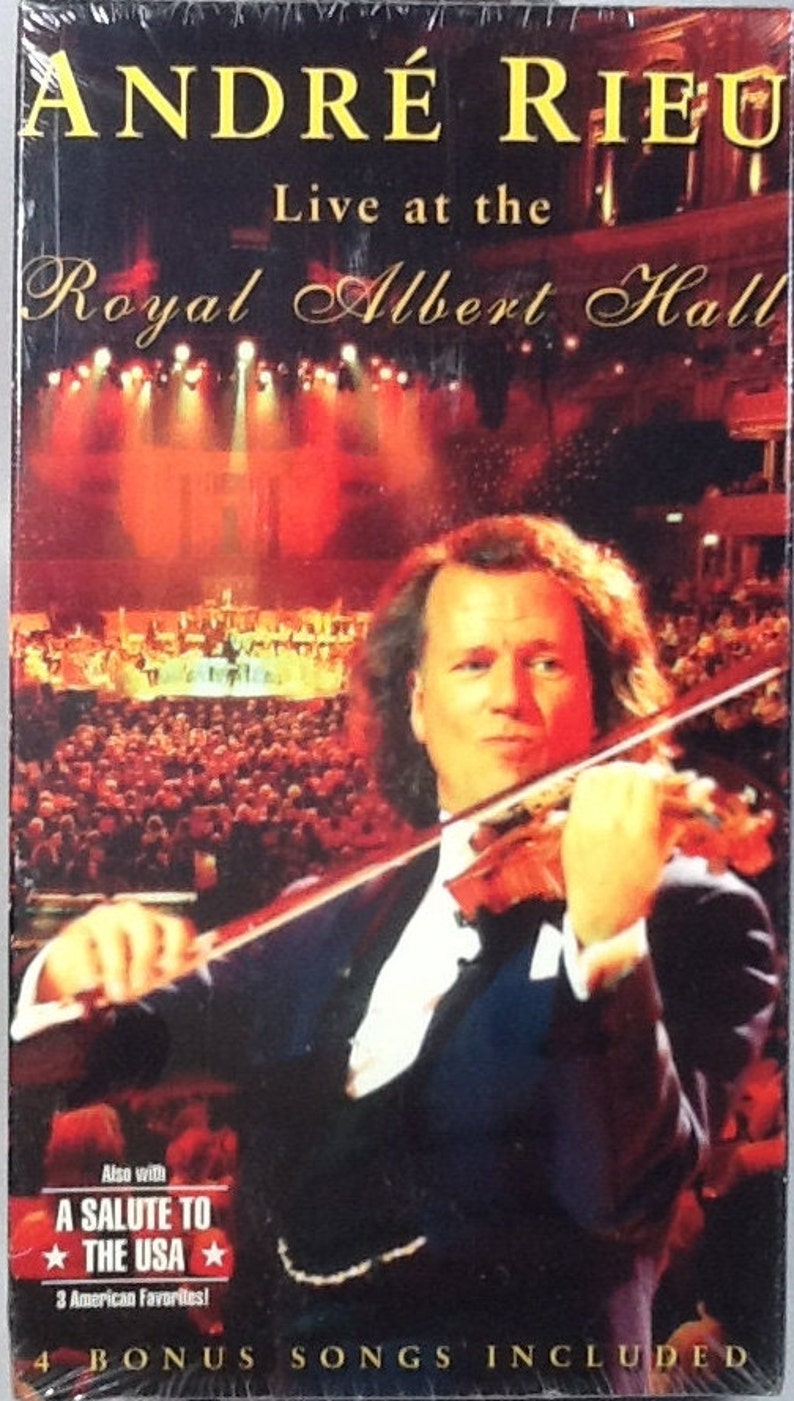 Factory SEALED Andre Rieu VHS Live at the Royal Albert Hall A Etsy