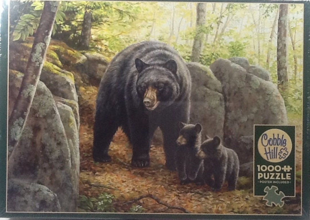 Cobble Hill JIGSAW PUZZLE Bears In Forest 500 Piece New Factory Sealed