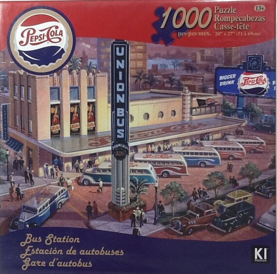 Bus Station Pepsicola Pepsi Union Bus Terminal Michael Young Etsy