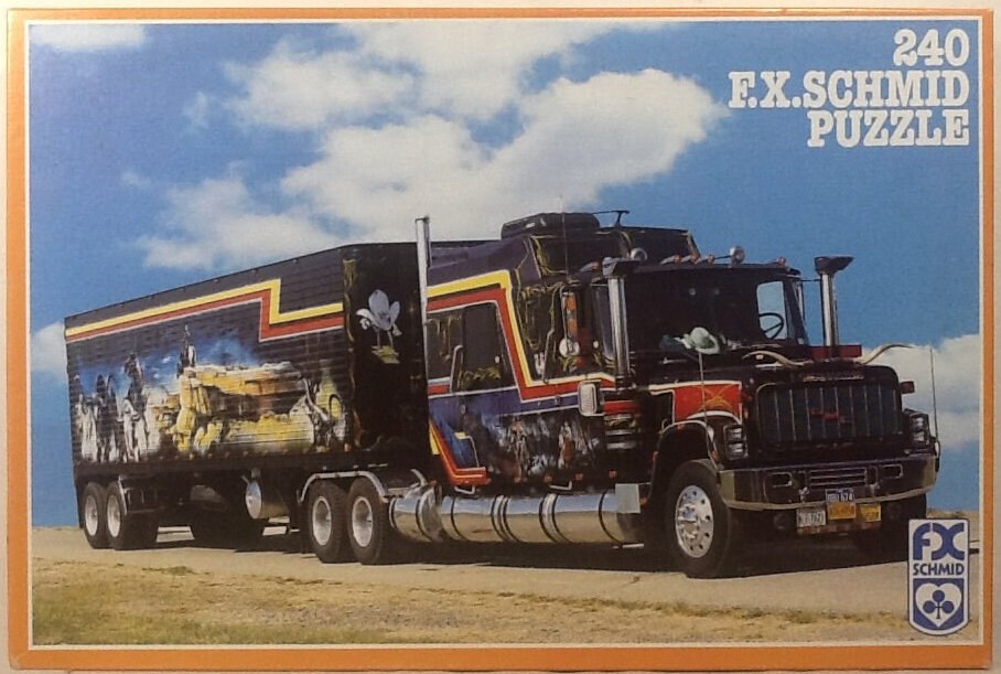 GMC Semi Longhorn Showtruck Hans G Isenberg 240 Pc Jigsaw Puzzle