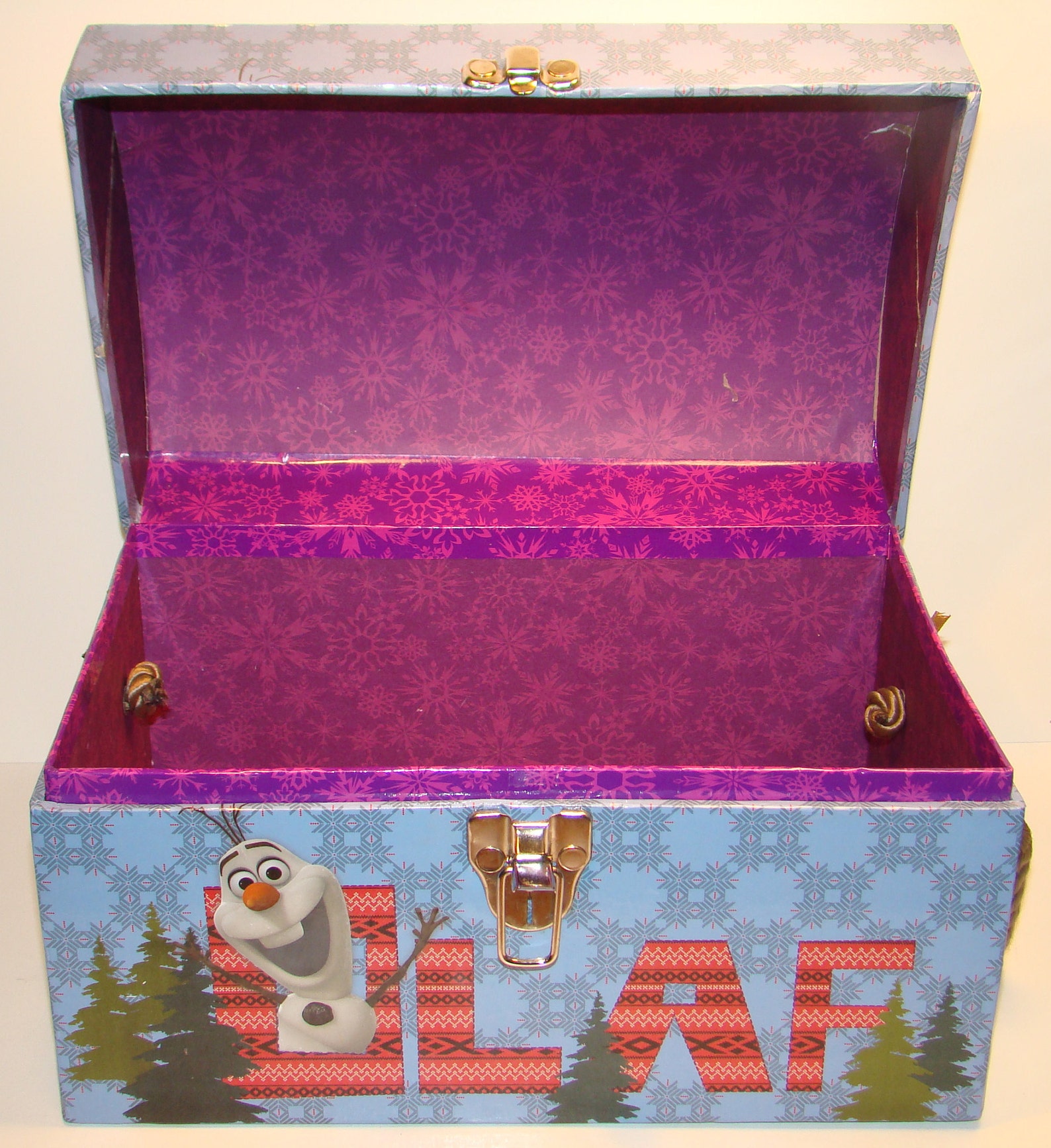 Walt Disney Frozen Olaf & Sven Treasure Chest Trunk Always up Etsy
