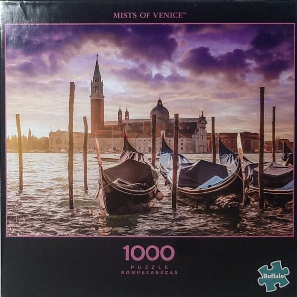 Mists Of Venice Gondola Boats Krenn Imre Jigsaw Puzzle 1000 pc 26.75" X 19.75" Buffalo Games