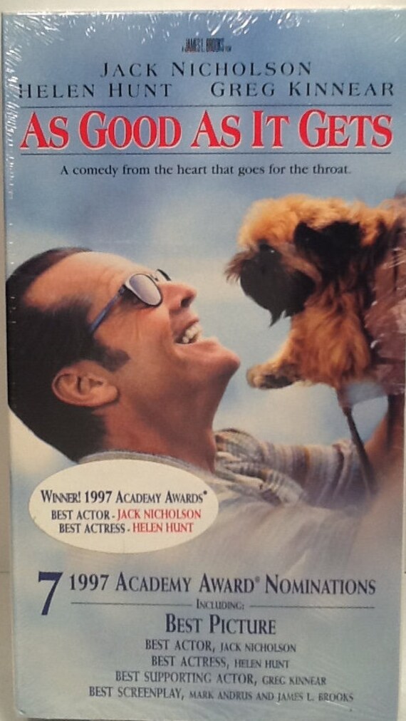 As Good as It Gets (VHS, 1998) Jack Nicholson Helen Hunt Brand New Sealed  Movie