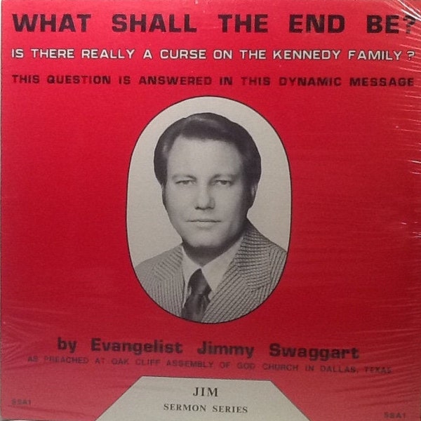 FACTORY SEALED Vintage Jimmy Swaggart As Preached At Oak Cliff Assembly Of God Church Dallas Texas LP Vinyl Album What Shall The End Be?