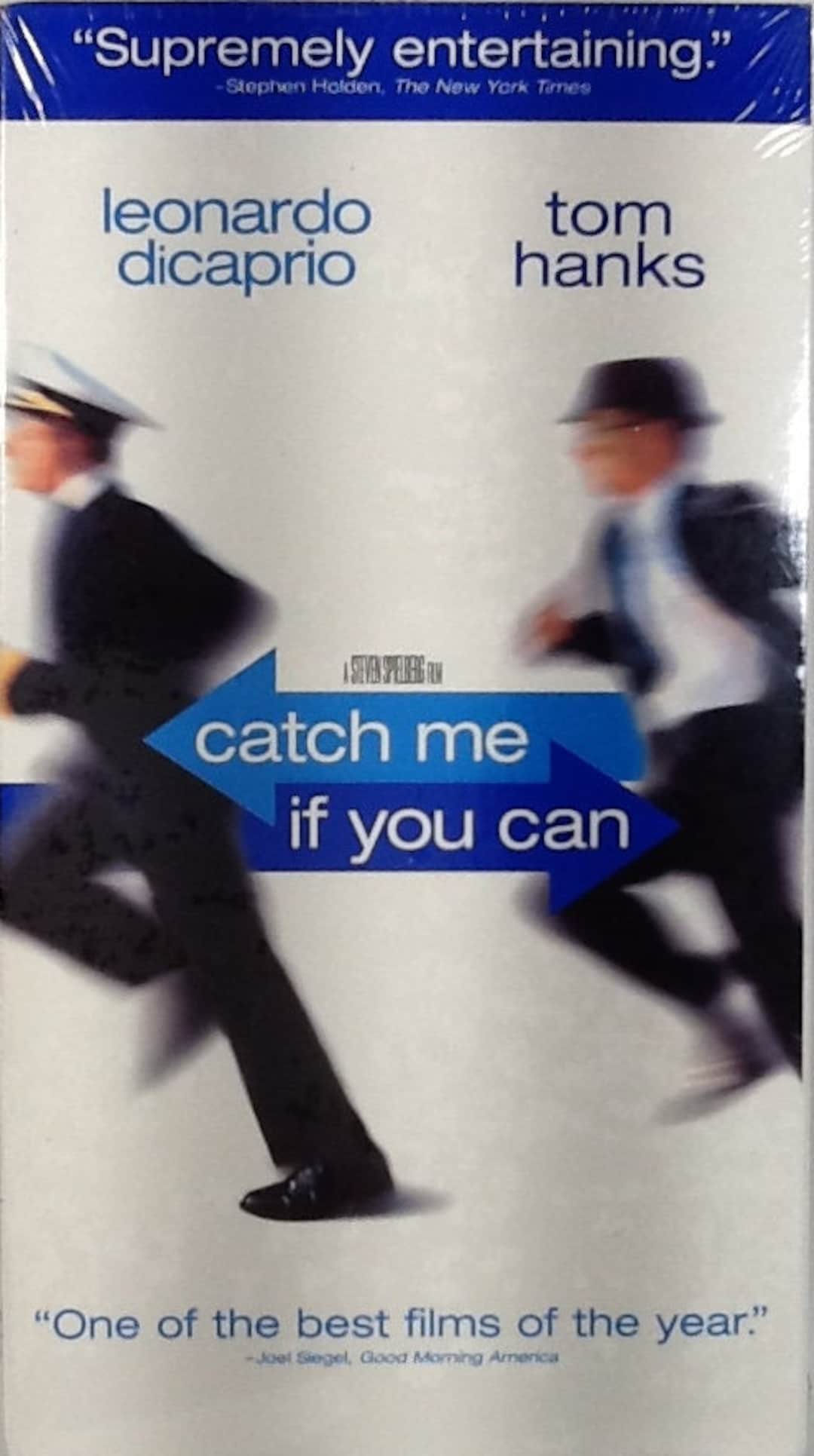 Factory Sealed Catch Me If You Can VHS Leonardo Dicaprio Tom Hanks Dreamworks Home Entertainment