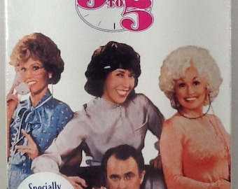 Vintage Factory Sealed 9 To 5 VHS Jane Fonda Lily Tomlin Dolly Parton Dabney Coleman 20th Century Fox Watermark 1980 Film