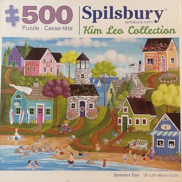 Summer Fun Kim Leo Collection 500 pc Jigsaw Puzzle 18" X 24" Spilsbury #34043