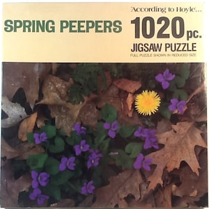 Vintage 1985 Spring Peepers 1020 pc Jigsaw Puzzle 18" X 25-3/4" According To Hoyle #8119