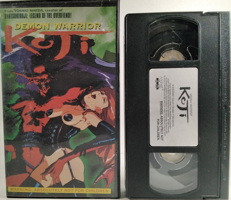 Demon Warrior Koji VHS English Dubbed Anime Toshio Maeda 2000 A182005