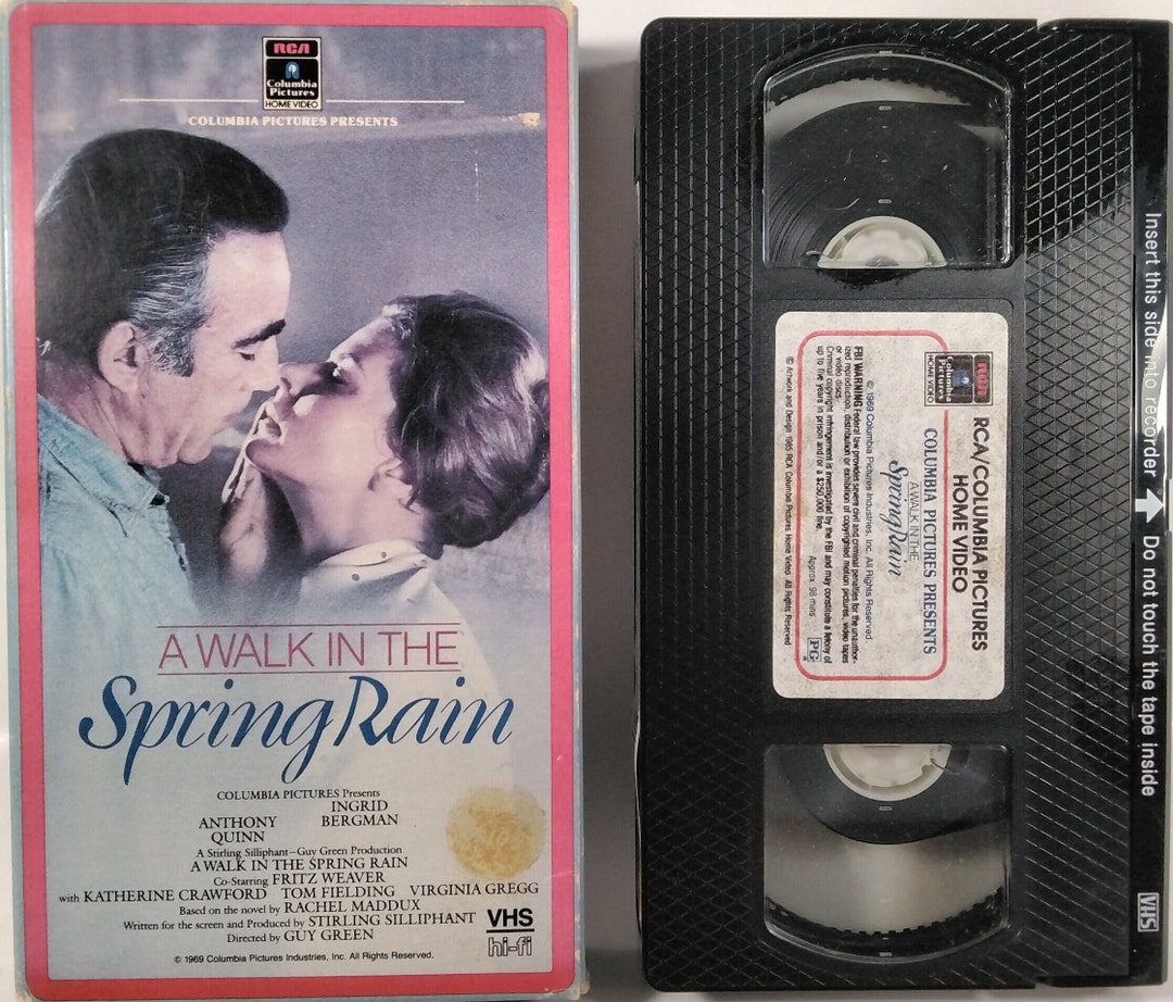 A Walk In The Spring Rain Dvd Vintage A Walk in the Spring Rain VHS Anthony Quinn Ingrid Berman - Etsy