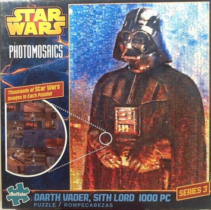 confirmar Plano representación Darth Vader Sith Lord Series 3 Photomosaics Robert Silvers - Etsy Finland