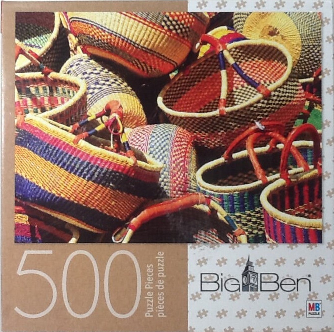 Baskets 500 Pc Jigsaw Puzzle 18 X 24 Milton Etsy