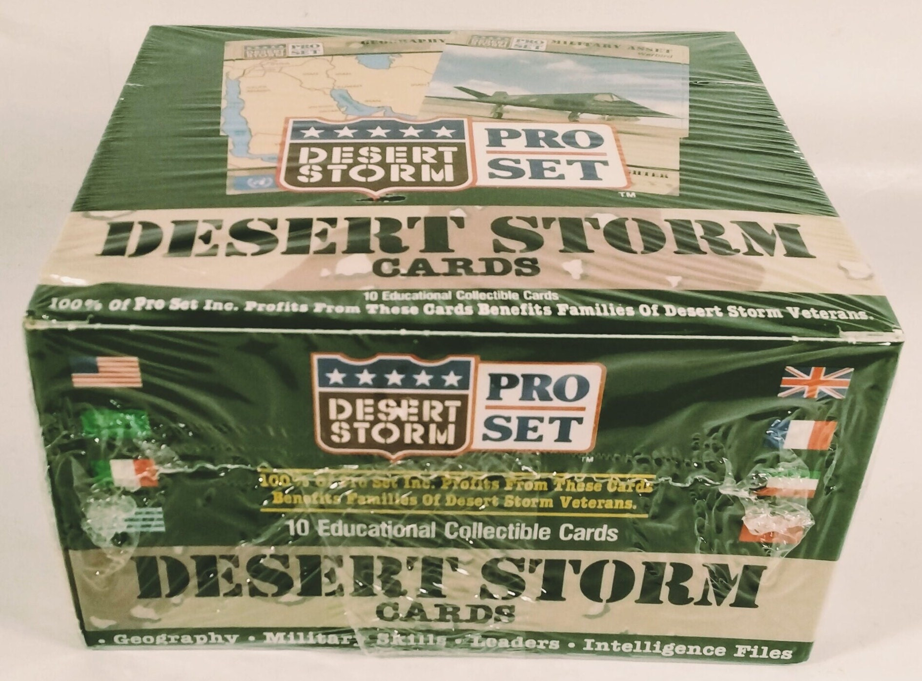 FACTORY SEALED 1991 Desert Storm Cards Full Box 36 Packs Pro Set Free