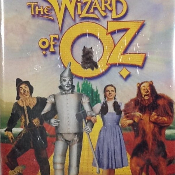 FACTORY SEALED The Wizard Of Oz VHS Judy Garland Margaret Hamilton Jack Haley Bert Lahr Ray Bolger Clamshell Case