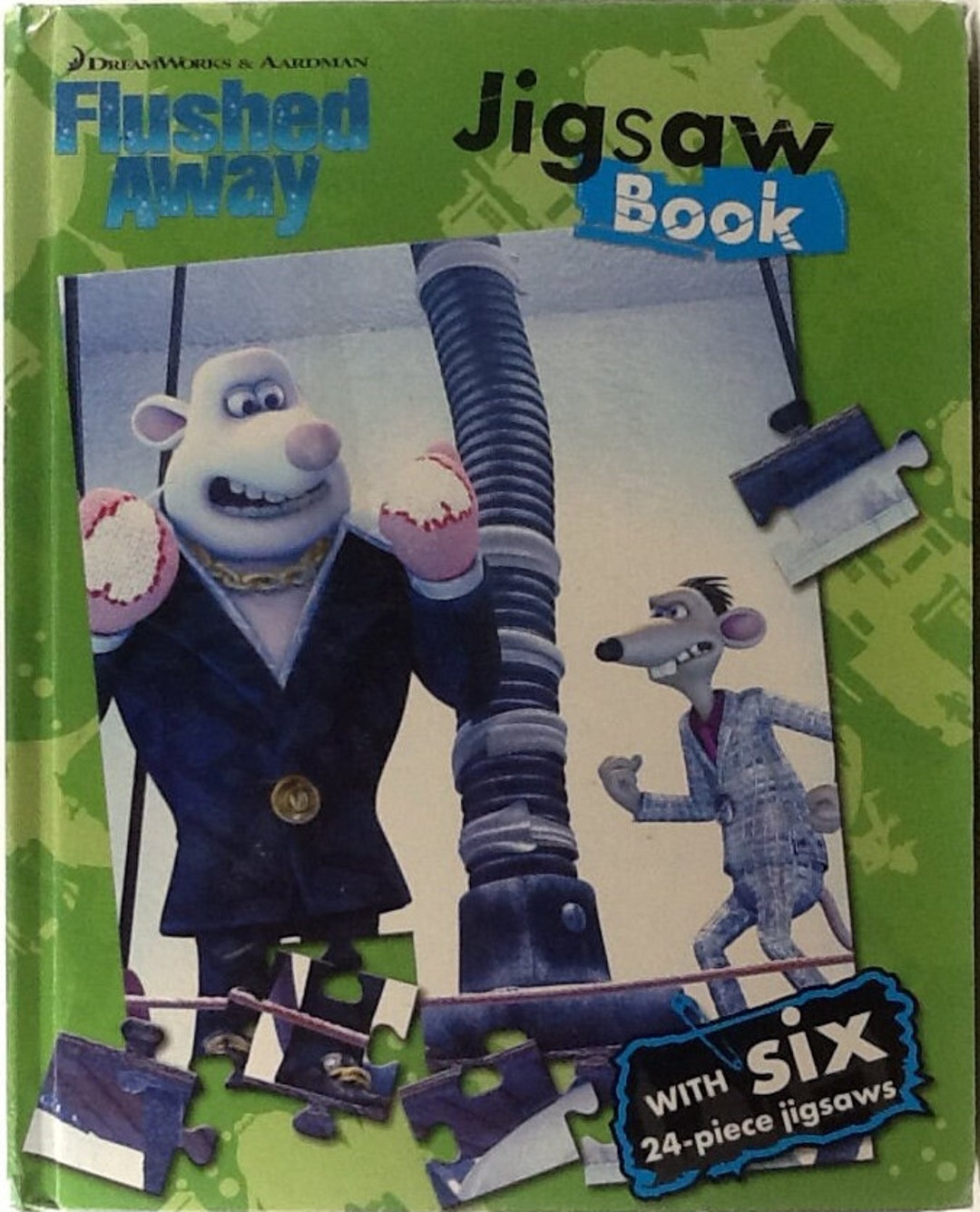 Dreamworks Flushed Away Jigsaw Book With Six 24 Piece Puzzles Bye Bye
