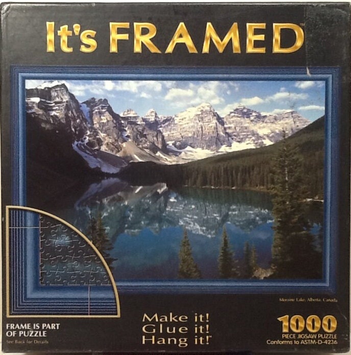 Moraine Lake Alberta Canada Landscape Jigsaw Puzzle 285 Pieces 16.5"X12" Piece 