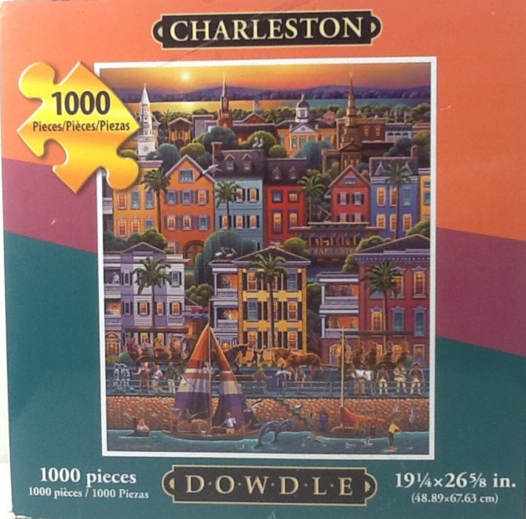 Charleston South Carolina Eric Dowdle 1000 Pc Jigsaw Puzzle Etsy