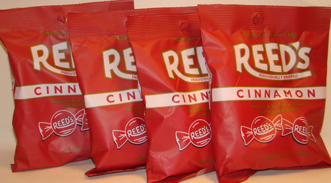 NEW Reed's Individually Wrapped Cinnamon Candy 4 oz Lot 4 Etsy