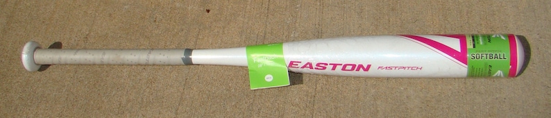 Batte De Softball Easton FS50 -10 Canon Fastpitch – 28" 18 Oz, Rose/blanc, Femme