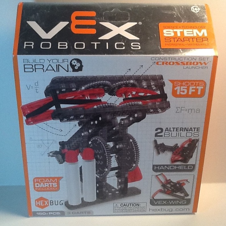 STEM Starter VEX  Robotics Construction Set Crossbow Launcher by HEX BUG 