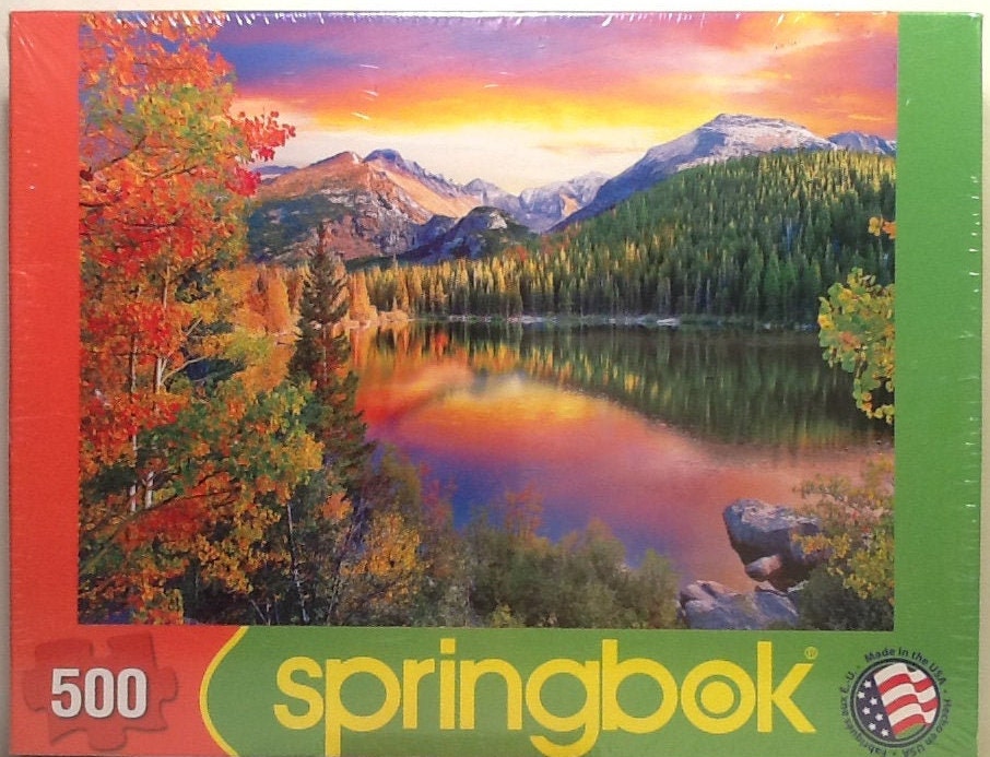 SACTORY SEALED Bear Lake Idaho Utah Louis Cantillo 500 pc Jigsaw Puzzle 18 X 23.5 Springbok #1JIG01480