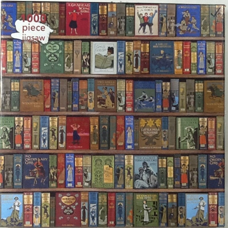 Bodleian Libraries Puzzle 1000 Pezzi - Rainbow Bookshelves, Dimensioni 735x510mm, Con Poster A4, Per Adulti E Ragazzi - 2