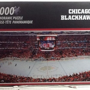 2014 Stadium Series Panoramic Poster - Chicago Blackhawks vs