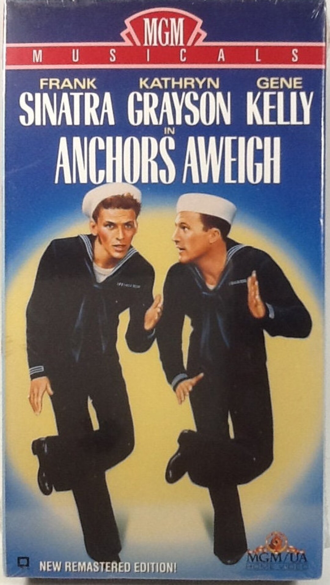Factory Sealed Anchors Away VHS Frank Sinatra Gene Kelly Kathryn