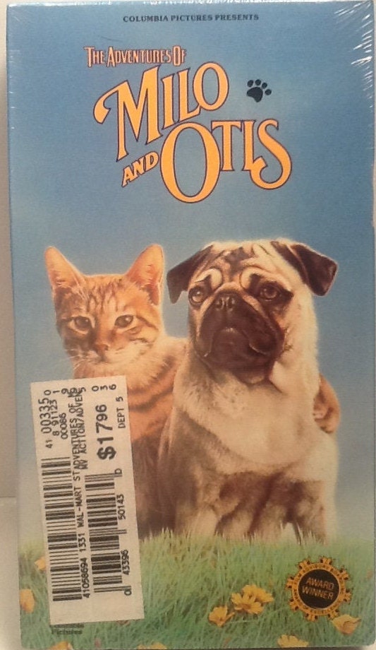 BES Email schrijven satire FACTORY SEALED The Adventures Of Milo And Otis VHS Columbia | Etsy