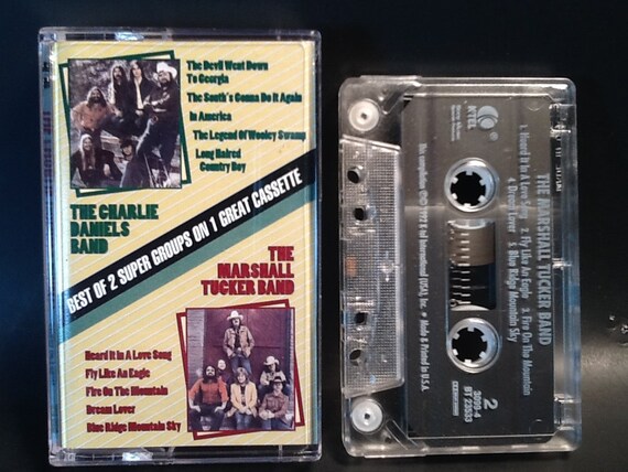 Charlie Daniels Band Marshall Tucker Band Cassette Devil Etsy