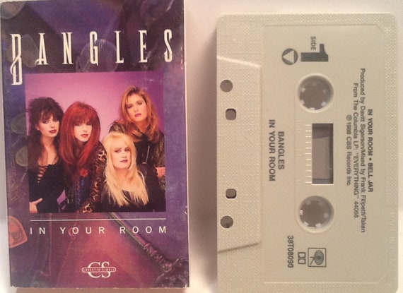 Bangles 1988 Cassette Single In Your Room Bell Jar