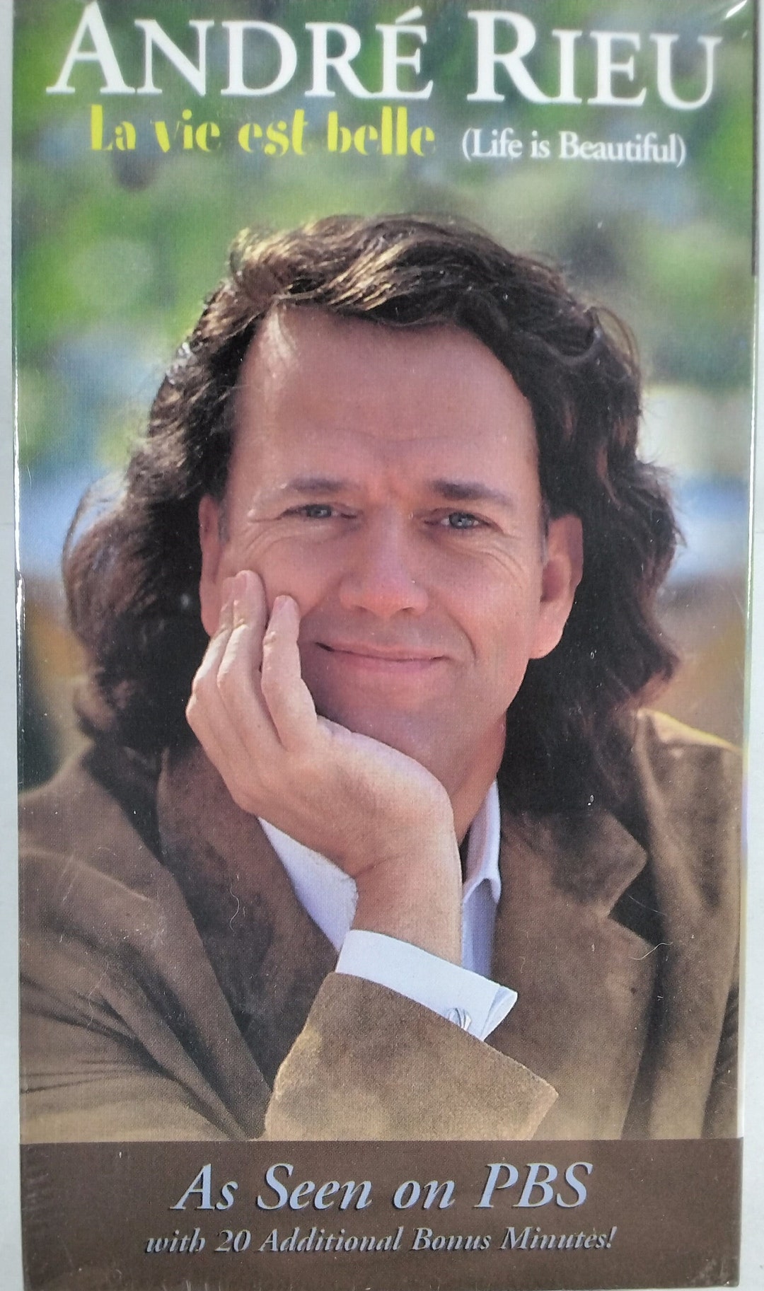 Factory Sealed Andre Rieu VHS La Vie Est Belle Life is Beautiful as Seen on PBS With 20