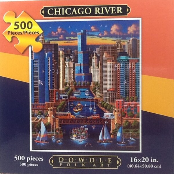 Chicago Puzzle Etsy