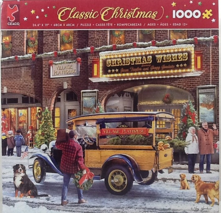 CEACO 1000 PIECE JIGSAW PUZZLE “CLASSIC CHRISTMAS ”FACTORY SEALED NEW SHIPS FAST 
