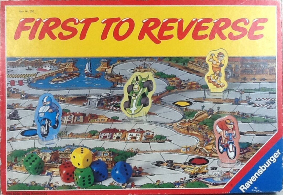 Vintage 1988 First to Reverse Game Discovery Toys Ravensburger 350 Made ...