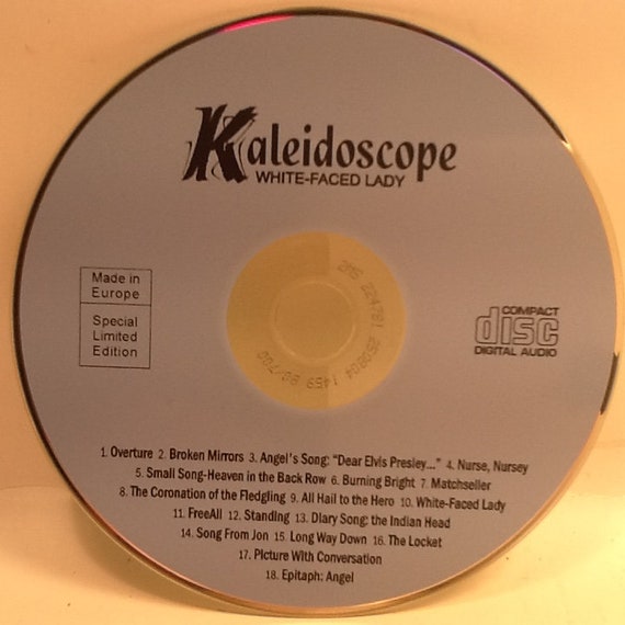 Kaleidoscope CD White-faced Lady Kaleidoscope Record Company