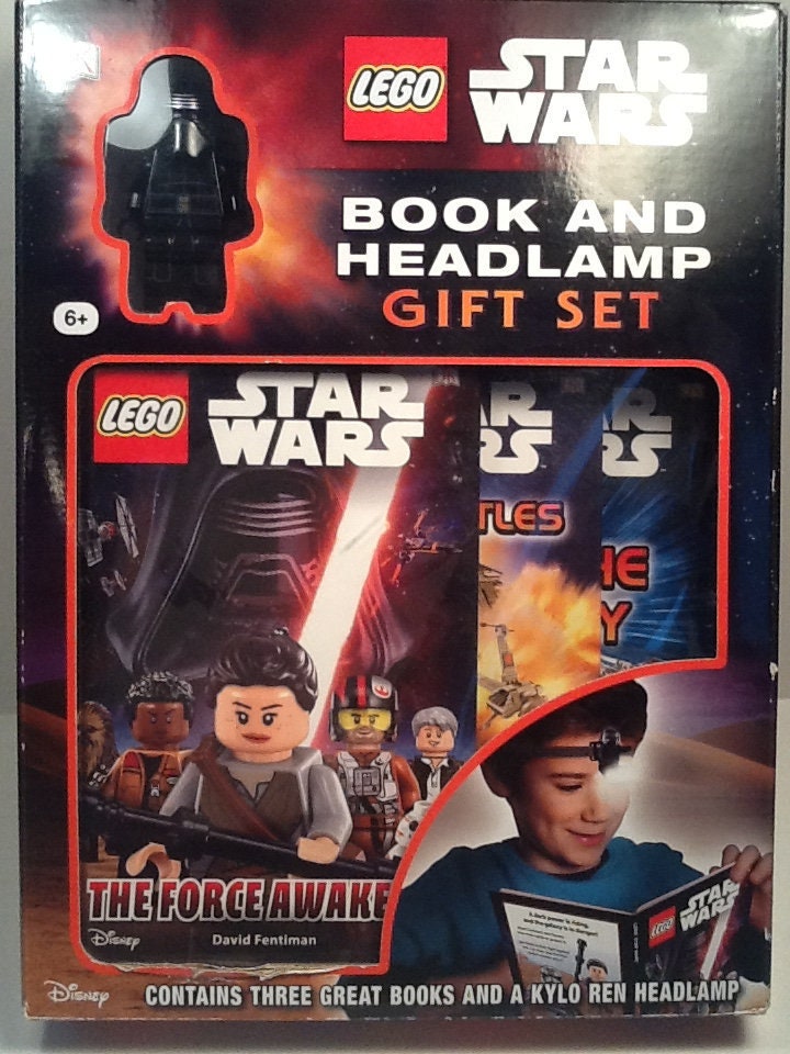 NEW Lego Star Wars Book and Headlamp Gift Set DISNEY Three Books